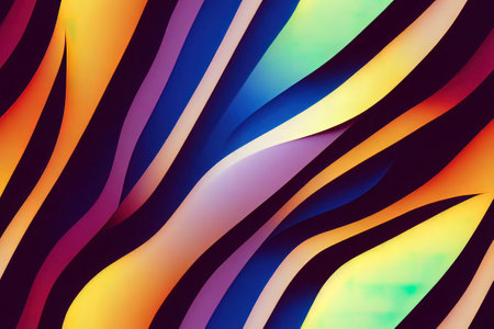 Neon themed seamless textile pattern 3d illustratedの写真素材