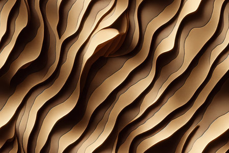 Mountain seamless pattern design 3d illustratedの写真素材