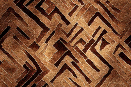 Carpet seamless pattern design 3d illustratedの写真素材
