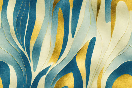 Geometric seamless textile pattern 3d illustratedの写真素材