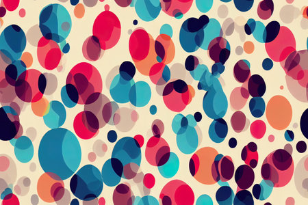 Geometric seamless textile pattern 3d illustratedの写真素材