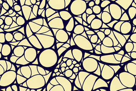 Geometric seamless textile pattern 3d illustratedの写真素材