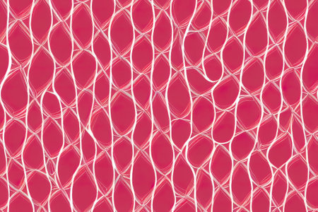 Geometric seamless textile pattern 3d illustratedの写真素材