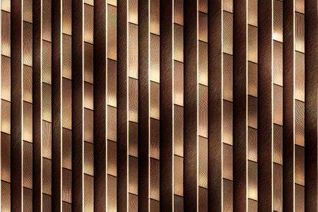 Copper seamless textile pattern 3d illustratedの写真素材
