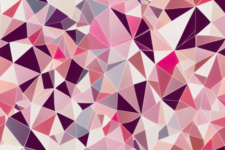 Glassy geometric seamless pattern 3d illustratedの写真素材