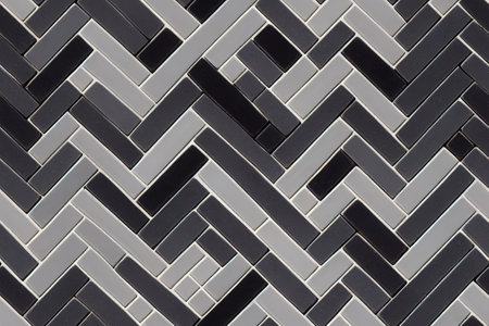 Geometric textile seamless pattern design 3d illustratedの写真素材