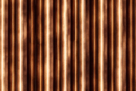 Copper seamless textile pattern 3d illustratedの写真素材