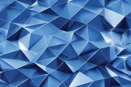 Glassy geometric seamless pattern 3d illustratedの写真素材