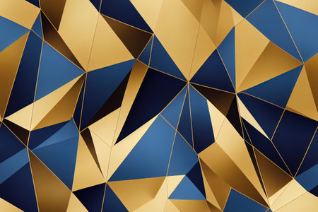 Glassy geometric seamless pattern 3d illustratedの写真素材