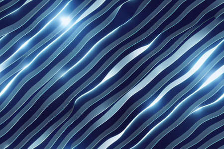 Shiny metal seamless pattern 3d illustratedの写真素材