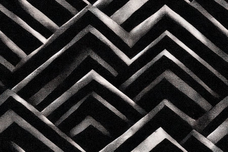 Chevron seamless textile pattern 3d illustratedの写真素材
