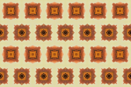 Geometric seamless textile pattern 3d illustratedの写真素材