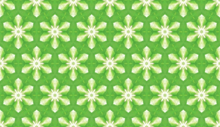 Geometric seamless textile pattern 3d illustratedの写真素材