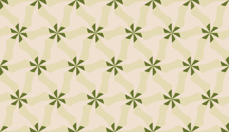 Geometric seamless textile pattern 3d illustratedの写真素材