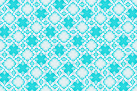 Geometric seamless textile pattern 3d illustratedの写真素材