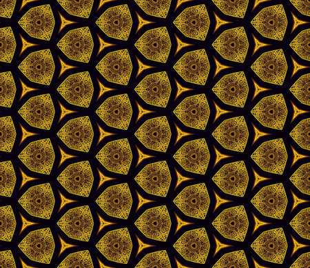 Geometric seamless textile pattern 3d illustratedの写真素材