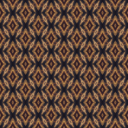 Geometric seamless textile pattern 3d illustratedの写真素材