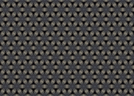 Geometric seamless textile pattern 3d illustratedの写真素材