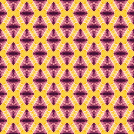 Geometric seamless textile pattern 3d illustratedの写真素材