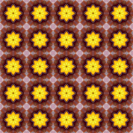Geometric seamless textile pattern 3d illustratedの写真素材