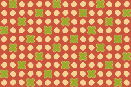 Geometric seamless textile pattern 3d illustratedの写真素材