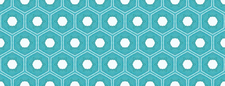 Geometric seamless textile pattern 3d illustratedの写真素材