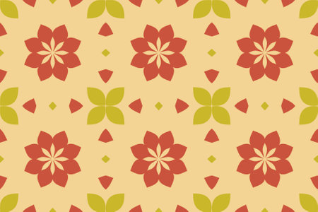 Geometric seamless textile pattern 3d illustratedの写真素材