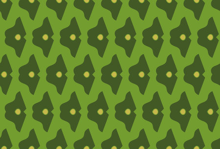Geometric seamless textile pattern 3d illustratedの写真素材