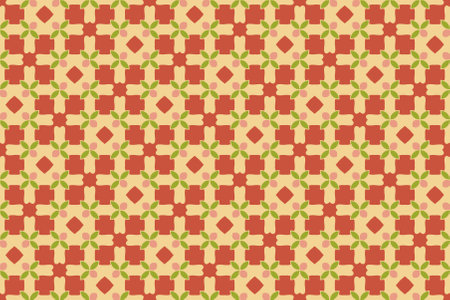 Geometric seamless textile pattern 3d illustratedの写真素材