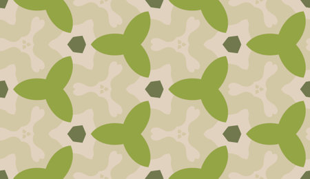Geometric seamless textile pattern 3d illustratedの写真素材