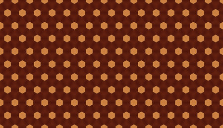 Geometric seamless textile pattern 3d illustratedの写真素材