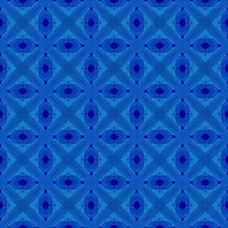 Geometric seamless textile pattern 3d illustratedの写真素材