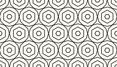 Geometric seamless textile pattern 3d illustratedの写真素材