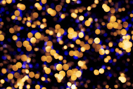 Holiday lights seamless textile pattern 3d illustratedの写真素材