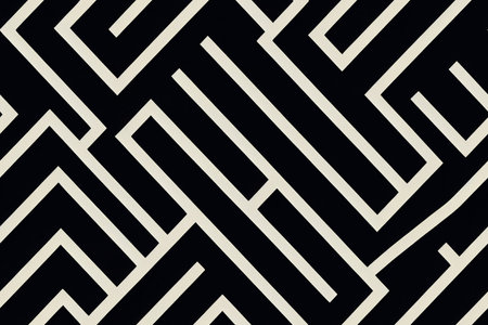 Geometric seamless textile pattern 3d illustrated