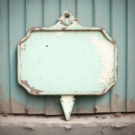 Empty antique frame with copy space for quotes or products 3d illustratedの写真素材