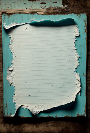 Empty antique frame with copy space for quotes or products 3d illustratedの写真素材