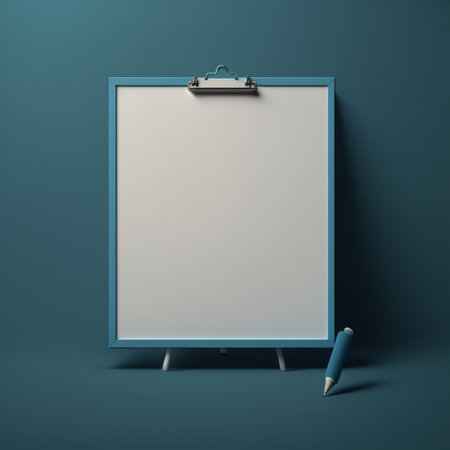 Empty frame with copy space for quotes or products 3d illustratedの写真素材