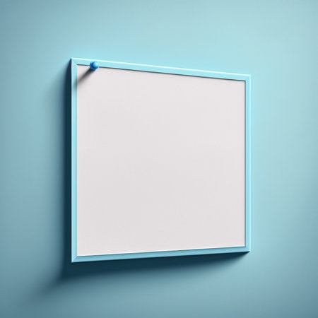 Empty frame with copy space for quotes or products 3d illustratedの写真素材