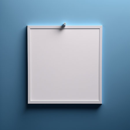 Empty frame with copy space for quotes or products 3d illustratedの写真素材