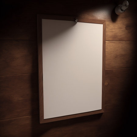 Empty frame with copy space for quotes or products 3d illustratedの写真素材