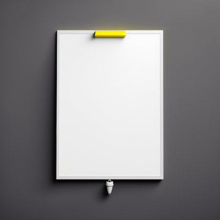 Empty frame with copy space for quotes or products 3d illustratedの写真素材