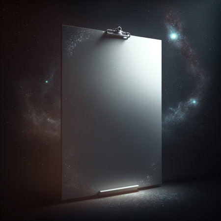 Empty frame with copy space for quotes or products 3d illustratedの写真素材