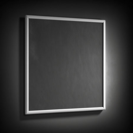 Empty frame with copy space for quotes or products 3d illustratedの写真素材