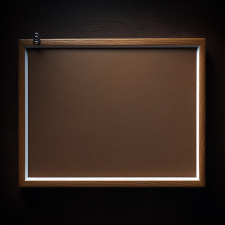 Empty frame with copy space for quotes or products 3d illustratedの写真素材
