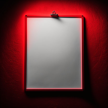 Empty frame with copy space for quotes or products 3d illustratedの写真素材