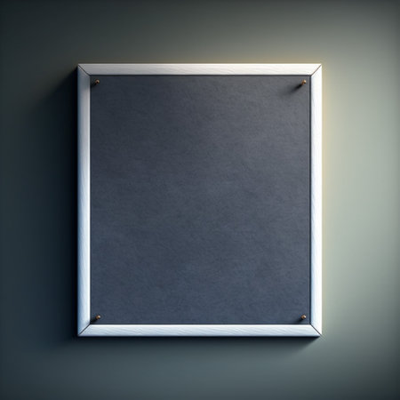 Empty frame with copy space for quotes or products 3d illustratedの写真素材