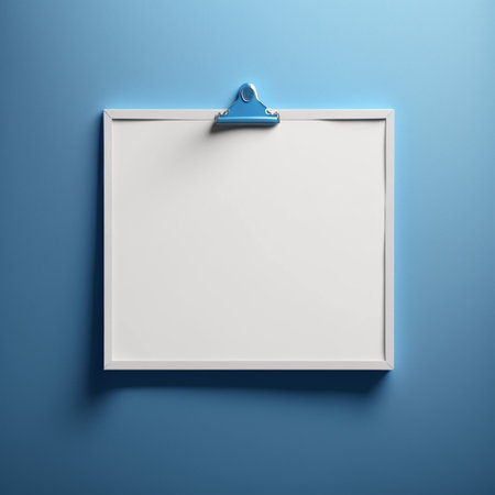 Empty frame with copy space for quotes or products 3d illustratedの写真素材