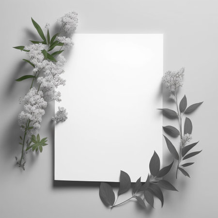 Empty frame with copy space for quotes or products 3d illustratedの写真素材
