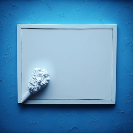 Empty frame with copy space for quotes or products 3d illustratedの写真素材